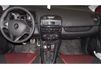 Renault Clio-4 09.2012 3D Decor de carlinga su interior del coche 16-Partes