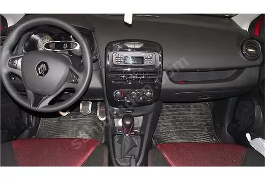 Renault Clio-4 09.2012 3D Decor de carlinga su interior del coche 16-Partes