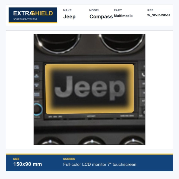 Jeep Compass Multimedia ExtraShield Screen Protector