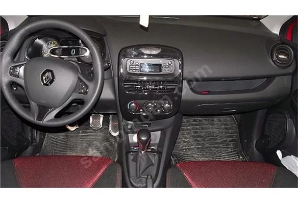 Acheter Chrome voiture intérieur volant bouton décor cadre couverture  garniture pour Renault Clio 4 Clio4 2013 2015 2018 décoration