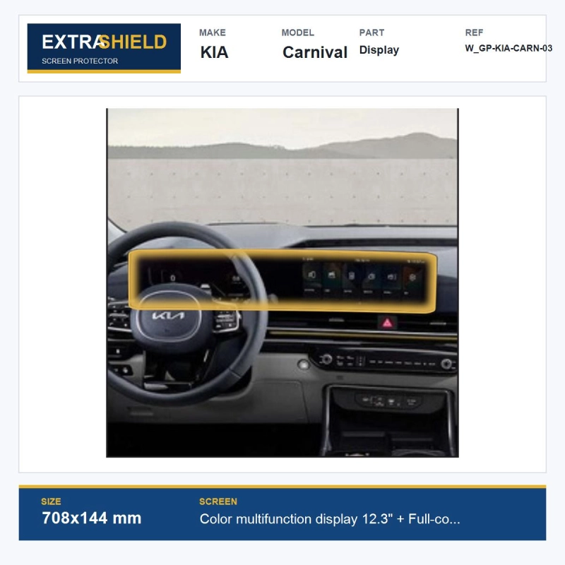 KIA Carnival Display ExtraShield Screen Protector