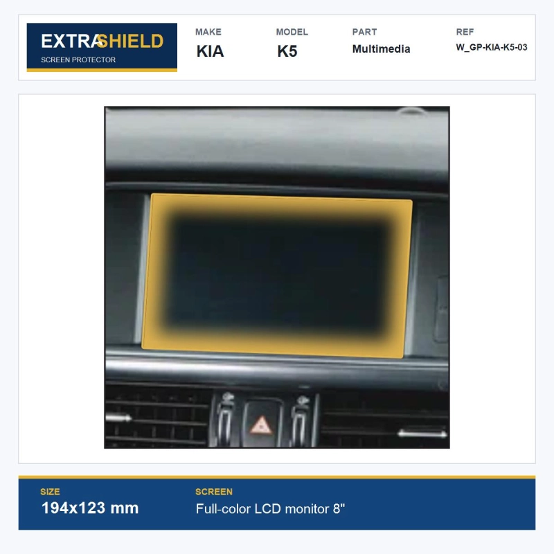 KIA K5 Multimedia ExtraShield Screen Protector