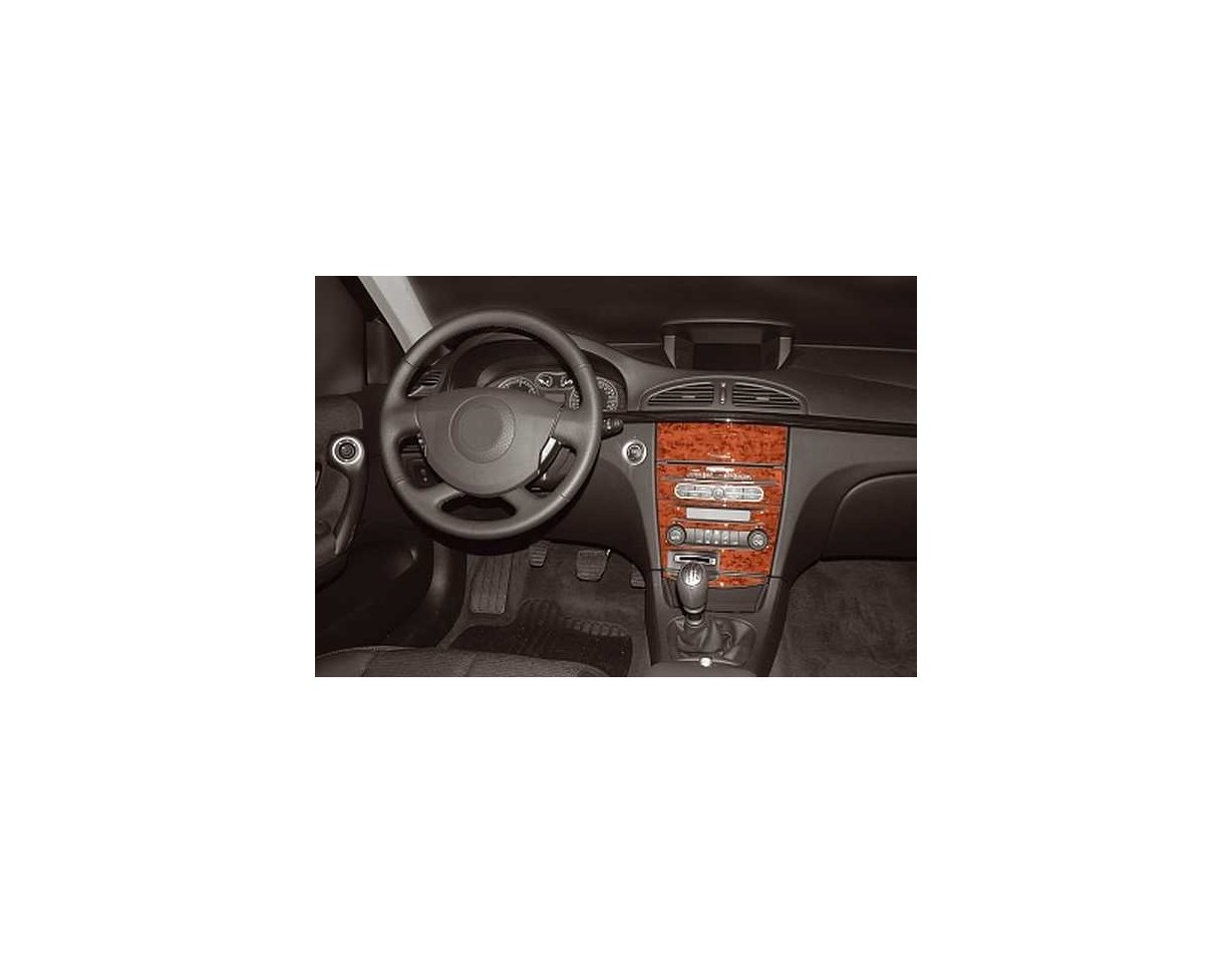 Renault Laguna 04.05 - 08.09 3D Inleg dashboard Interieurset aansluitend en pasgemaakt op he 5 -Teile