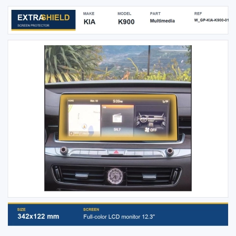 KIA K900 Multimedia ExtraShield Screen Protector