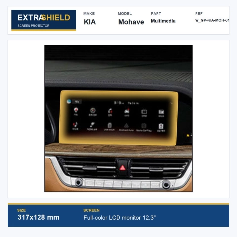 KIA Mohave Multimedia ExtraShield Screen Protector