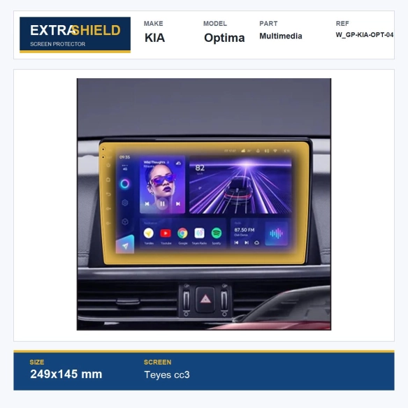 KIA Optima Multimedia ExtraShield Screen Protector