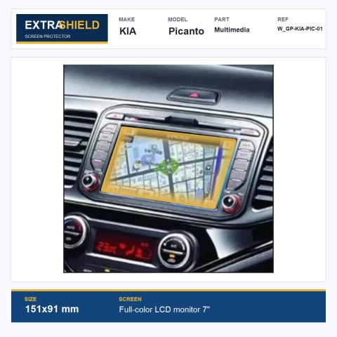 KIA Picanto Multimedia ExtraShield Screen Protector