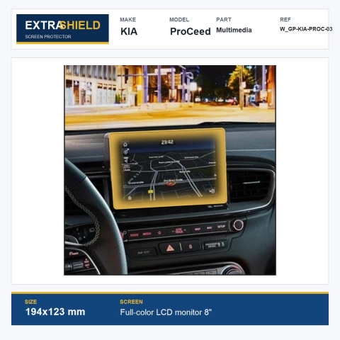 KIA ProCeed Multimedia ExtraShield Screen Protector