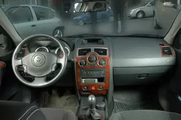 Renault Megane II 03.03-05.09 3D Decor de carlinga su interior del coche 17-Partes