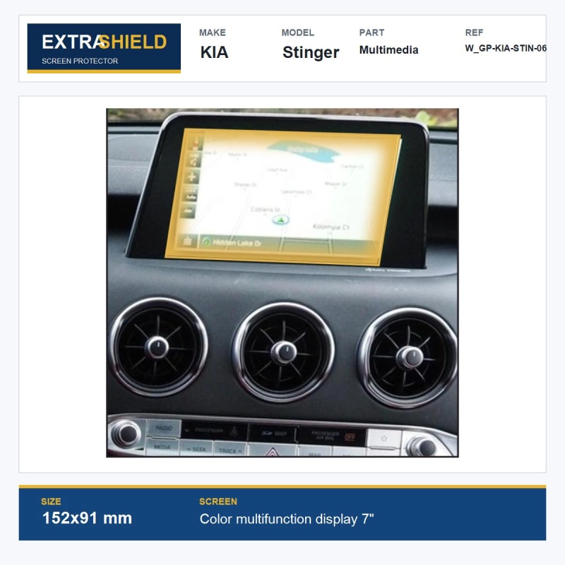 KIA Stinger Multimedia ExtraShield Screen Protector