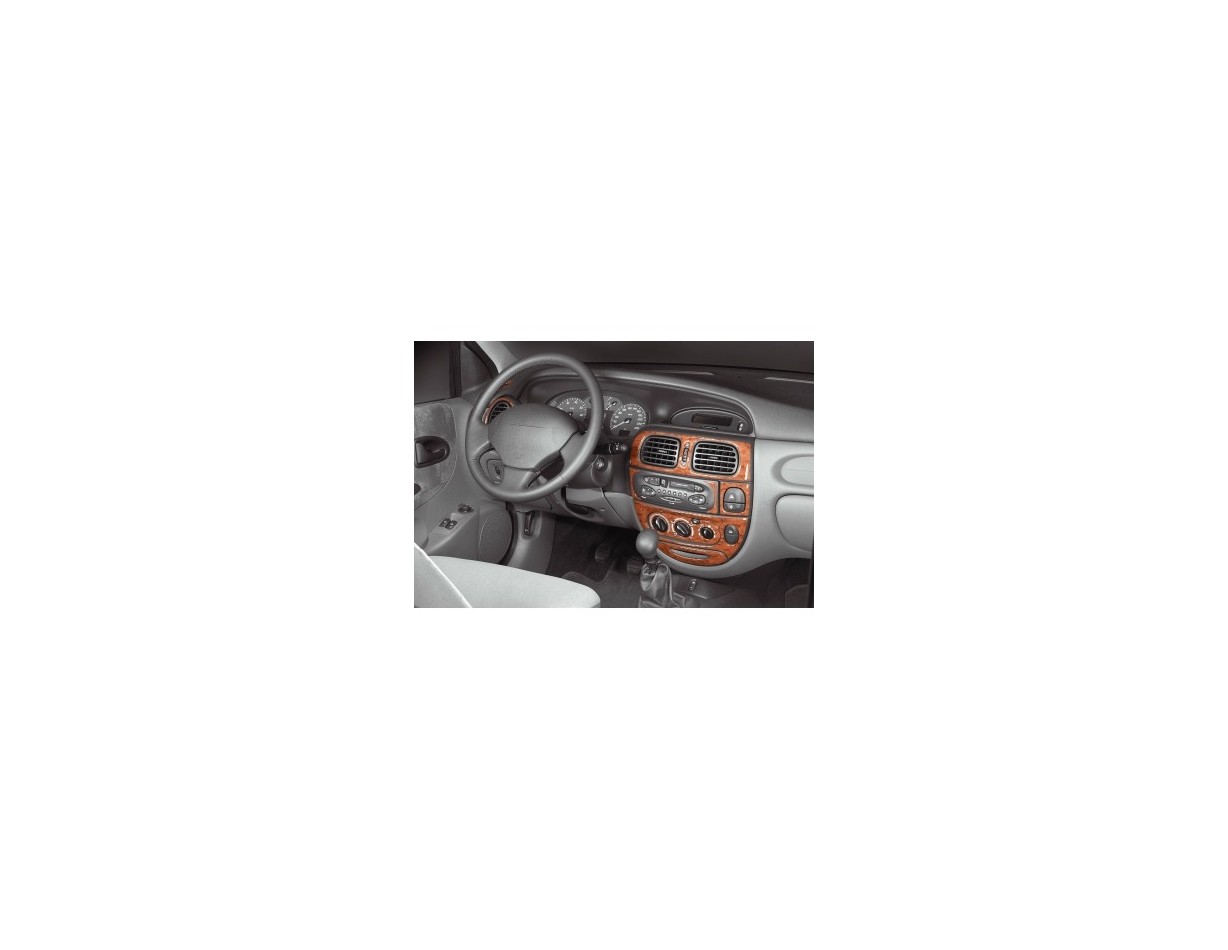 Renault Megane Scenic 08.99 - 05.03 Kit Rivestimento Cruscotto all'interno del veicolo Cruscotti personalizzati 19-Decori