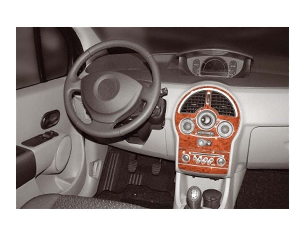 Renault Modus 08.2004 3D Decor de carlinga su interior del coche 4-Partes