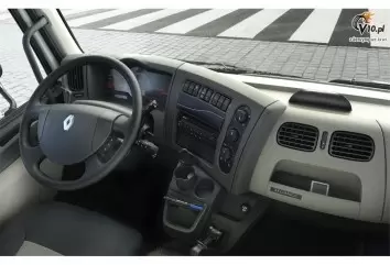 Renault Premium Midlum Kerax 09.2005 3M 3D Interior Dashboard Trim Kit Dash Trim Dekor 12-Parts
