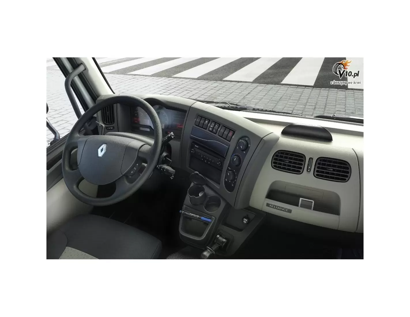 Renault Premium Midlum Kerax 09.2005 3D Inleg dashboard Interieurset aansluitend en pasgemaakt op he 12 -Teile