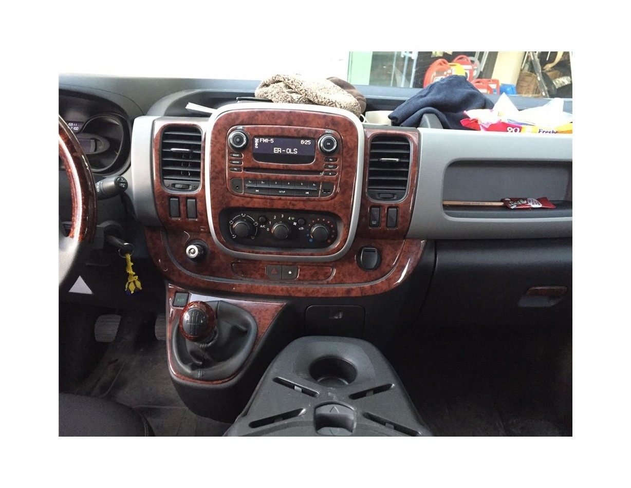 Renault Trafic 01.2015 3M 3D Interior Dashboard Trim Kit Dash Trim Dekor 19-Parts