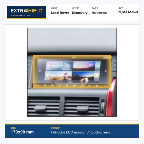 Land Rover Discovery Sport Multimedia ExtraShield Screen Protector