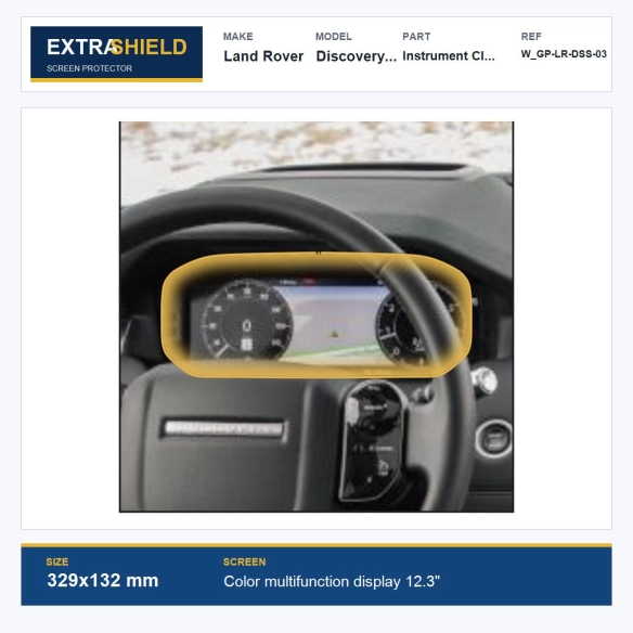 Land Rover Discovery Sport Instrument Cluster ExtraShield Screen Protector
