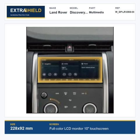 Land Rover Discovery Sport Multimedia ExtraShield Screen Protector