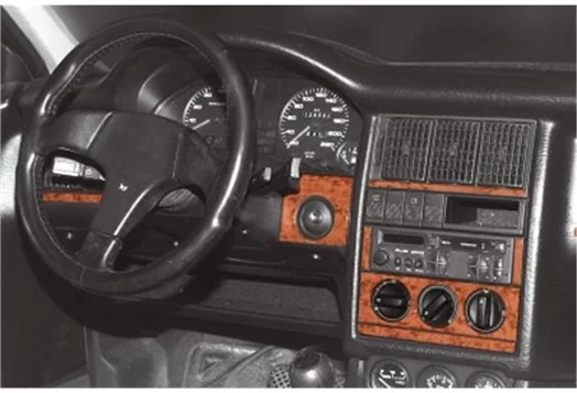 Audi 80 90 B4 10.86 - 01.95 3D Inleg dashboard Interieurset aansluitend en pasgemaakt op he 11 -Teile