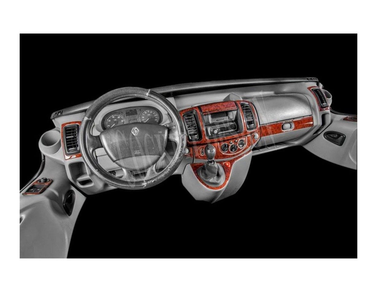 Renault Trafic-Nissan Primastar 07-12.10 Mittelkonsole Armaturendekor Cockpit Dekor 17-Teilige - 1- Cockpit Dekor Innenraum