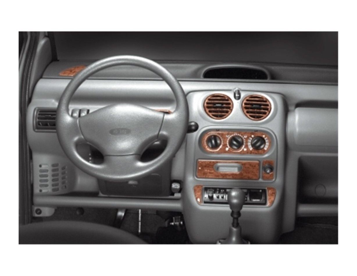 Renault Twingo 09.98-07.04 3M 3D Interior Dashboard Trim Kit Dash Trim Dekor 12-Parts