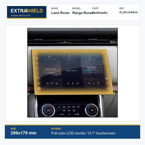 Land Rover Range Rover Multimedia ExtraShield Screen Protector