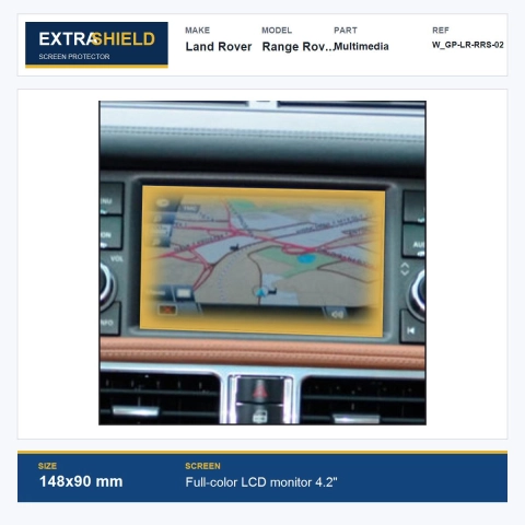 Land Rover Range Rover Sport Multimedia ExtraShield Screen Protector