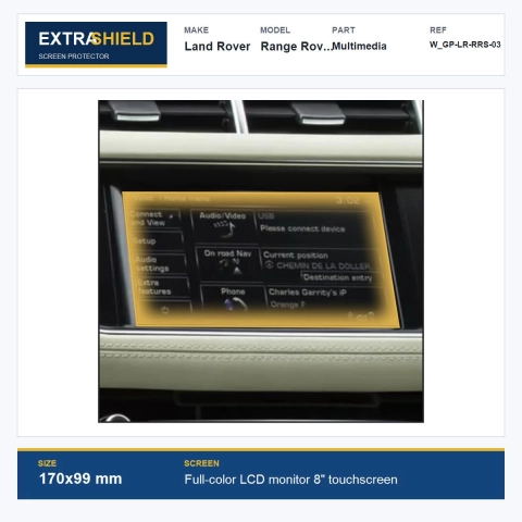 Land Rover Range Rover Sport Multimedia ExtraShield Screen Protector