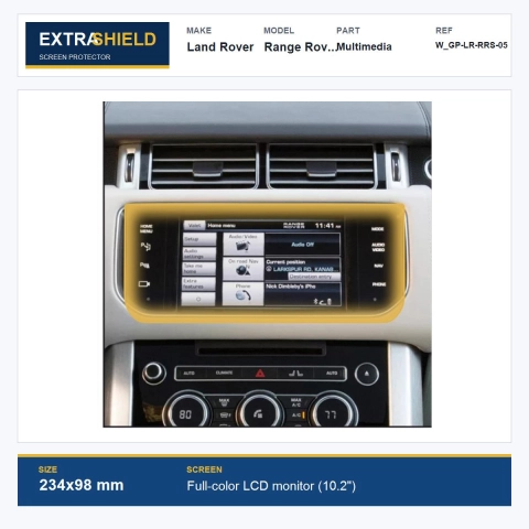 Land Rover Range Rover Sport Multimedia ExtraShield Screen Protector