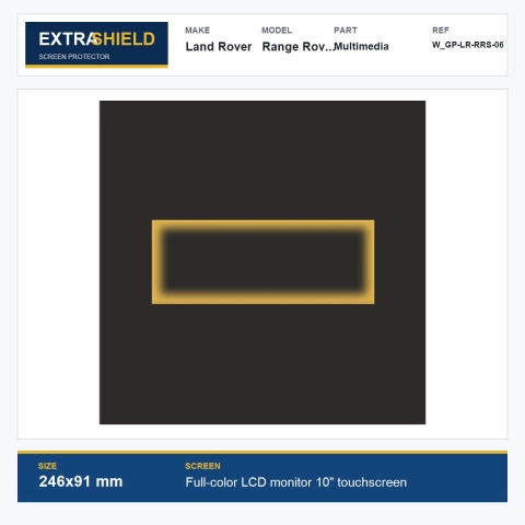 Land Rover Range Rover Sport Multimedia ExtraShield Screen Protector