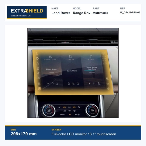 Land Rover Range Rover Sport Multimedia ExtraShield Screen Protector