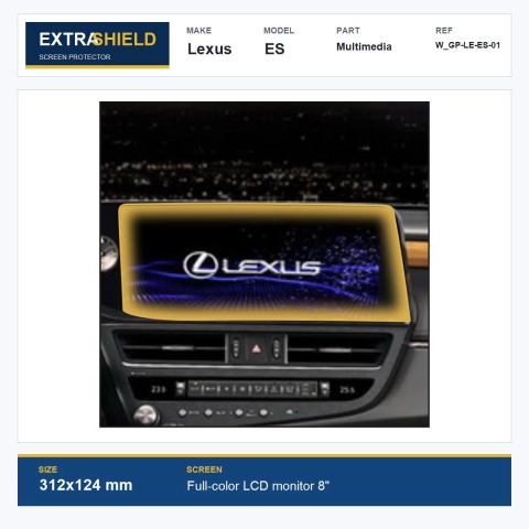 Lexus ES Multimedia ExtraShield Screen Protector