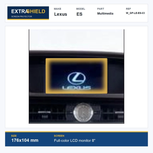 Lexus ES Multimedia ExtraShield Screen Protector