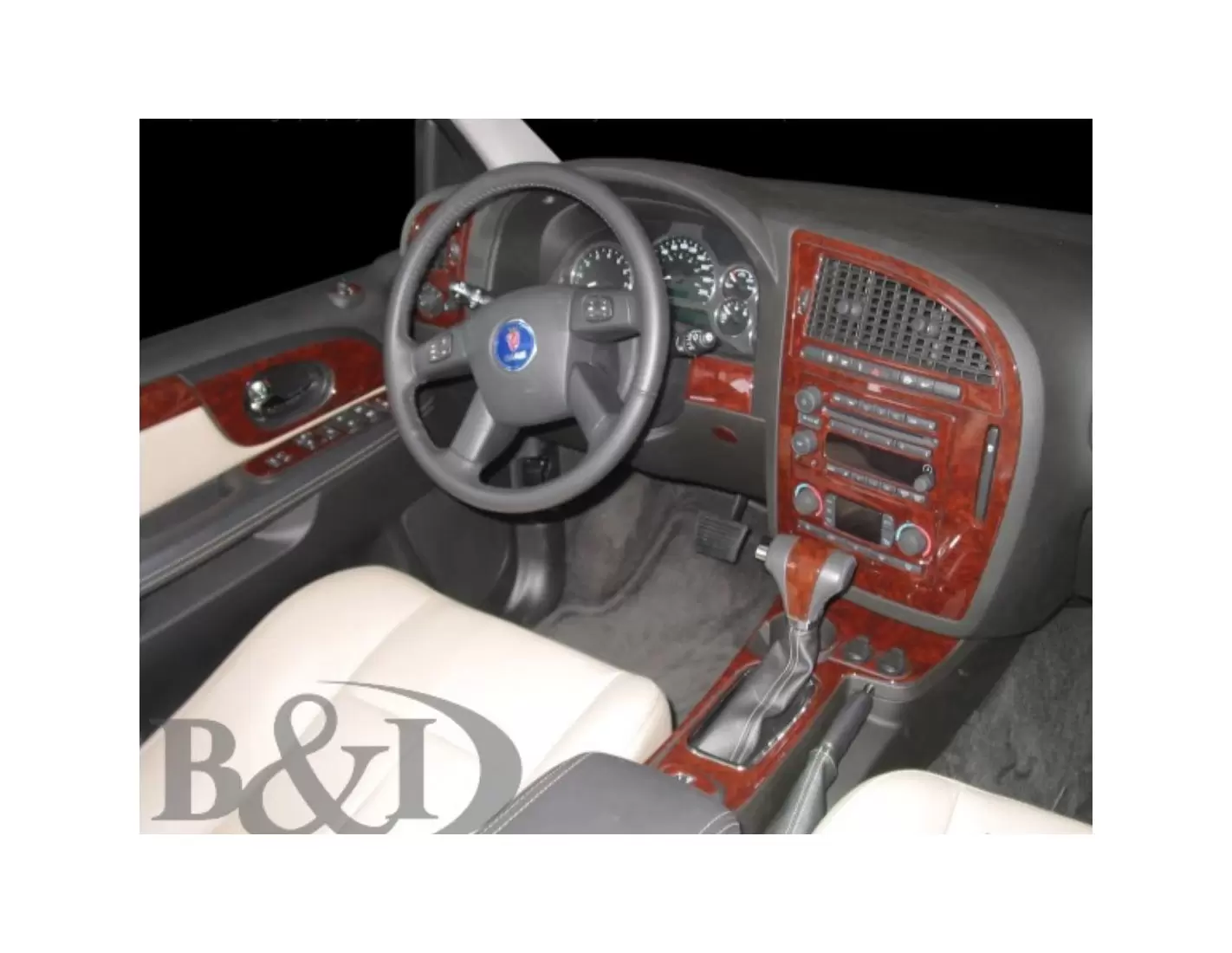 Saab 9-7x 2006-UP Full Set, Automatic Gear BD Interieur Dashboard Bekleding Volhouder