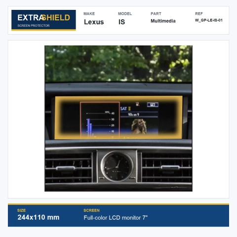 Lexus IS Multimedia ExtraShield Screen Protector