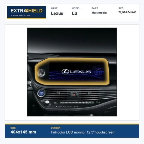 Lexus LS Multimedia ExtraShield Screen Protector