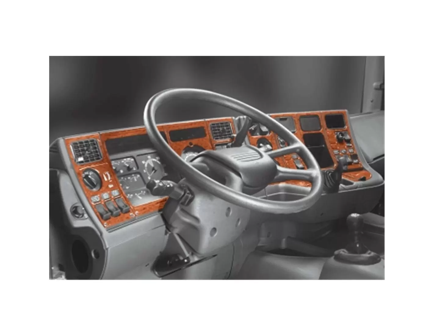 Scania Scania 4-Series 01.96-04.04 3M 3D Interior Dashboard Trim Kit Dash Trim Dekor 50-Parts
