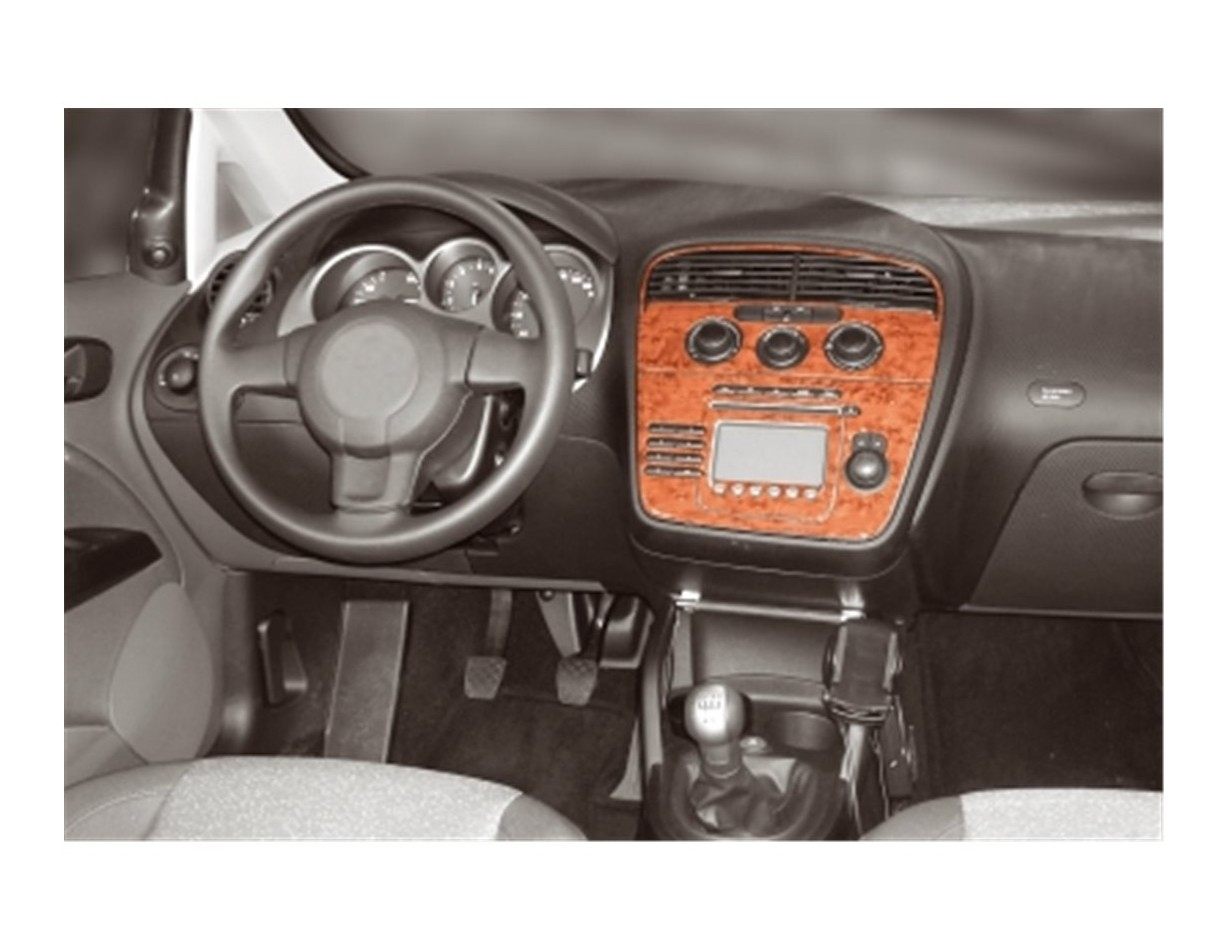 Seat Altea-Toledo 04.04-12.08 3D Decor de carlinga su interior del coche 12-Partes
