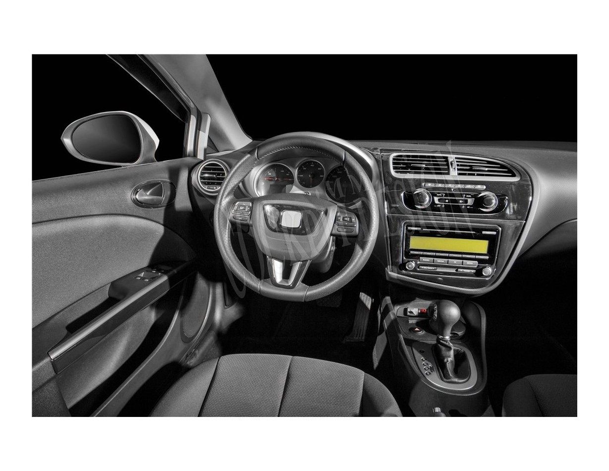 Seat Leon 01.2010 Kit Rivestimento Cruscotto all'interno del veicolo Cruscotti personalizzati 18-Decori