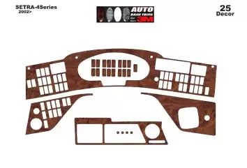 Setra 4-Series 01.2002 3D Inleg dashboard Interieurset aansluitend en pasgemaakt op he 25 -Teile
