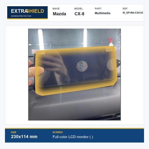 Mazda CX-8 Multimedia ExtraShield Screen Protector