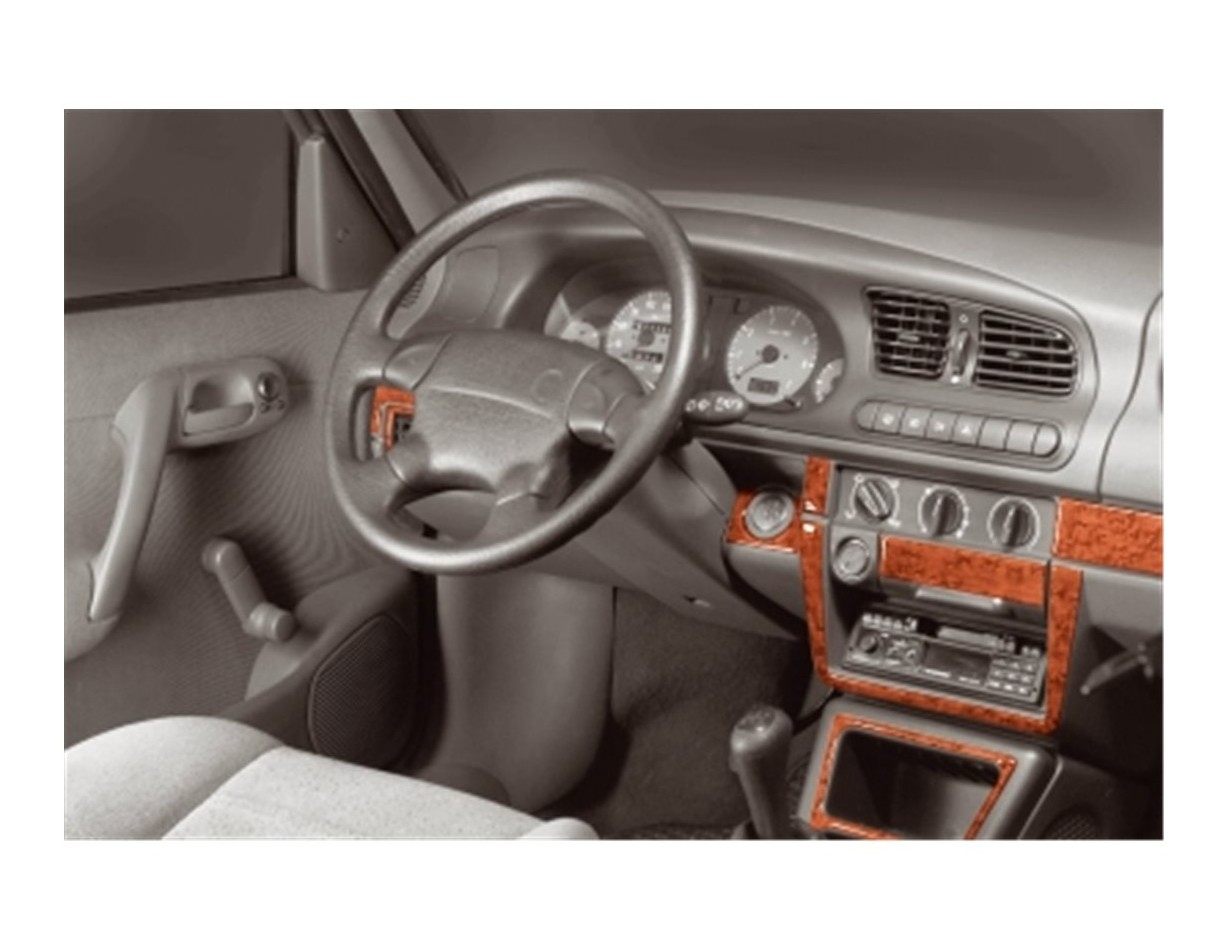 Skoda Felicia 01.95 - 12.99 Kit Rivestimento Cruscotto all'interno del veicolo Cruscotti personalizzati 15-Decori