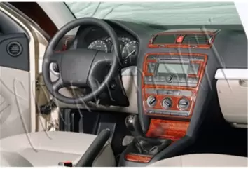Skoda Octavia A5 1Z 05.04-08.09 3D Decor de carlinga su interior del coche 15-Partes