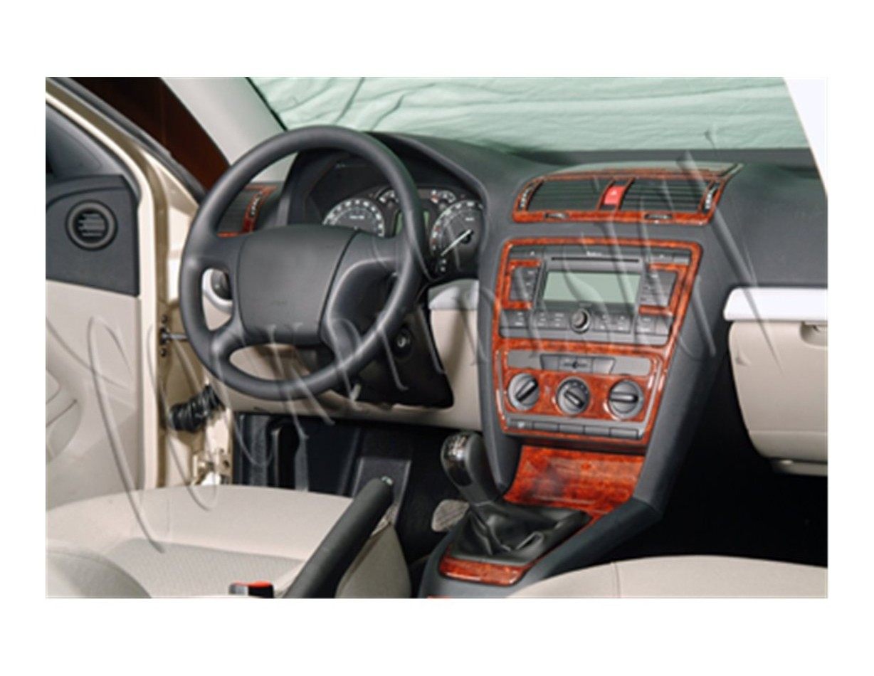 Skoda Octavia A5 1Z 04-09 Mittelkonsole Armaturendekor Cockpit Dekor 15-Teilige - 1- Cockpit Dekor Innenraum