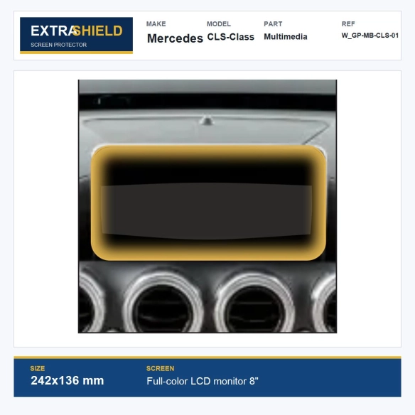 Mercedes CLS-Class Multimedia ExtraShield Screen Protector