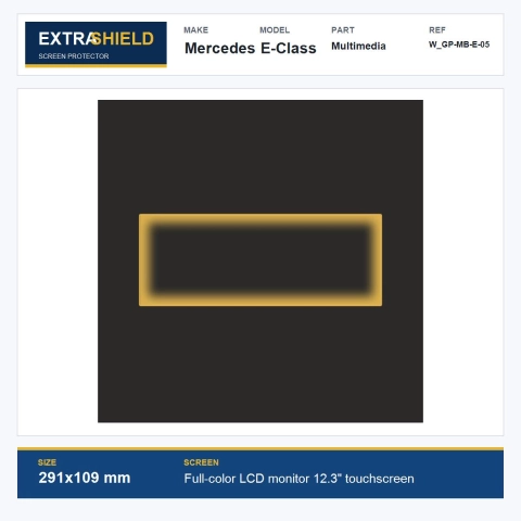 Mercedes E-Class Multimedia ExtraShield Screen Protector