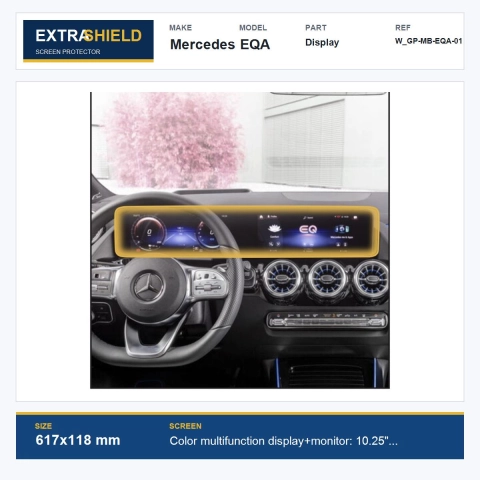 Mercedes EQA Display ExtraShield Screen Protector