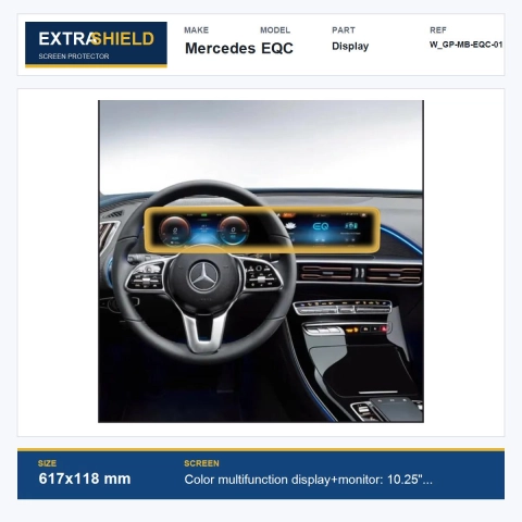 Mercedes EQC Display ExtraShield Screen Protector