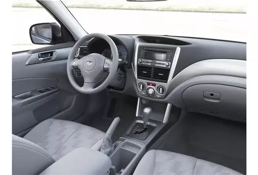 Subaru Forester 2009-2013 3D Inleg dashboard Interieurset aansluitend en pasgemaakt op he 41-Teile