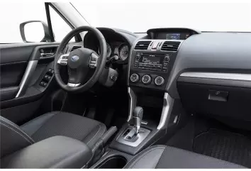 Subaru Forester 2014-2017 Kit Rivestimento Cruscotto all'interno del veicolo Cruscotti personalizzati 28-Decori